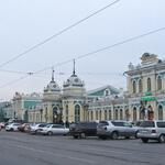 Иркутск-пассажирский, вид с привокзальной площади